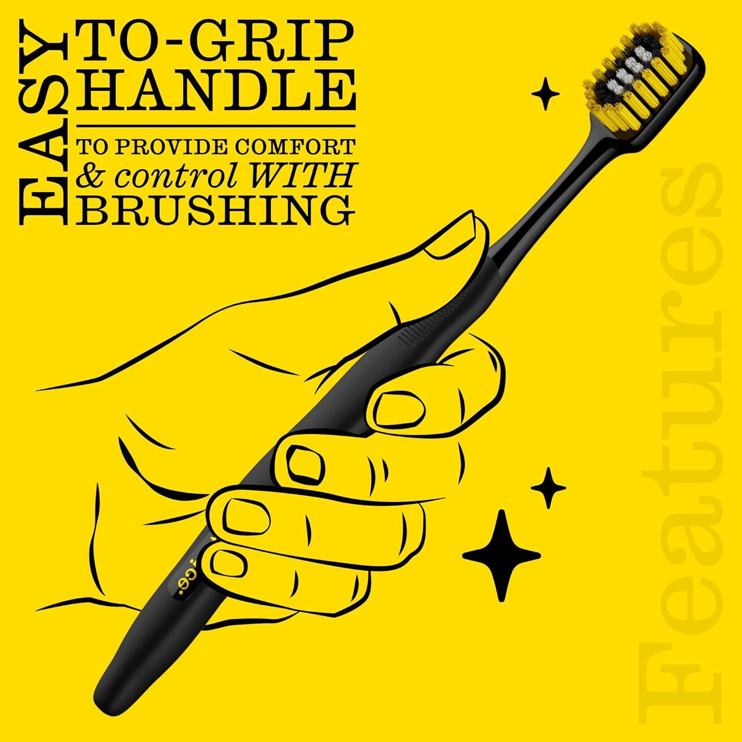 image:imageTWICE Soft Stadium Bristle Toothbrush Innovative 3Tier Soft Bristles That Helps Remove Plaque by Hugging to Teeth amp Gums for a Deep Clean 2 Count2 Count