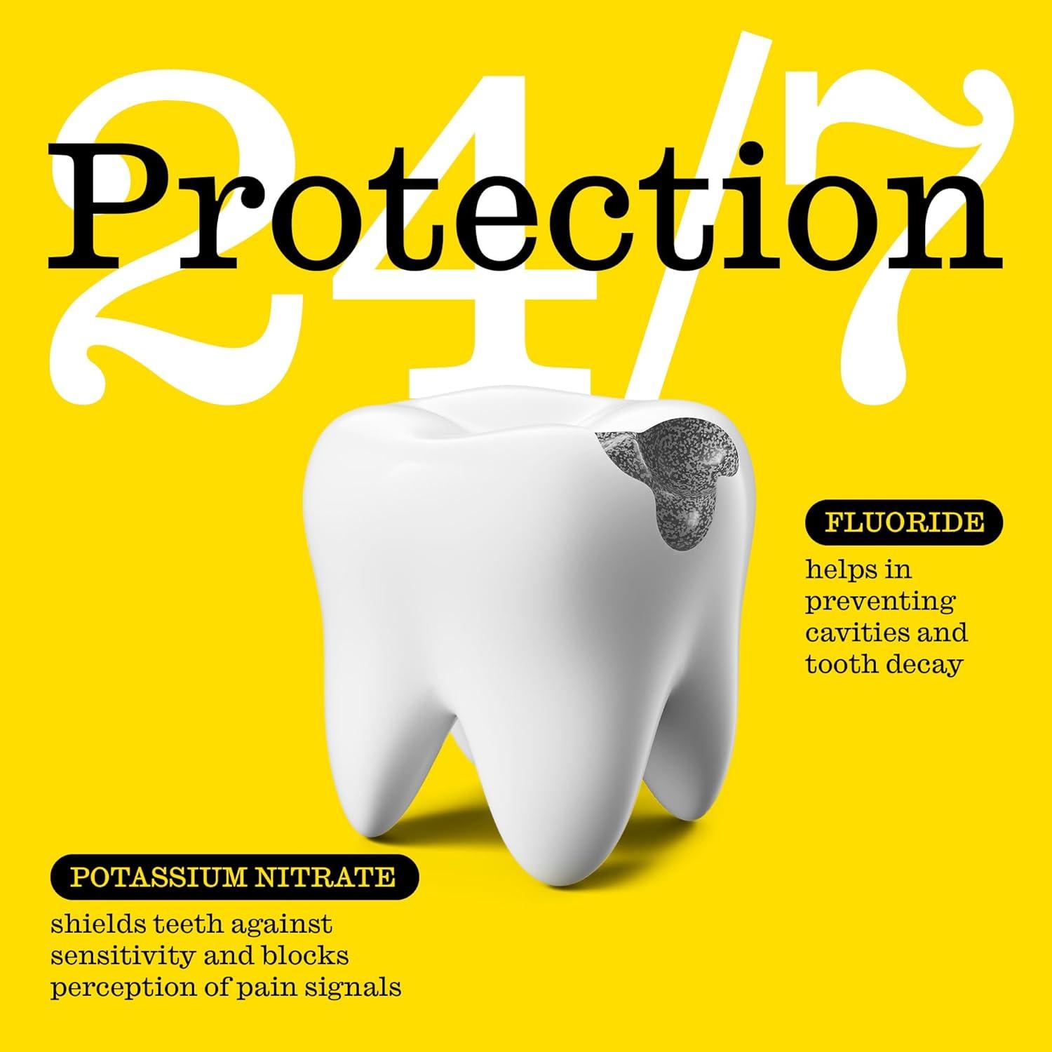 image:imageTwice AntiCavity Fluoride Toothpaste Sensitivity Relief Teeth Whitening amp Fresh Breath Cooling Spearmint Natural Toothpaste 34 oz34 Fl Oz Pack of 1