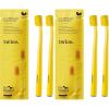 image:imageTWICE Oral Wellness Yellow Toothbrush  Extra Soft Bristles EcoFriendly PlantBased Handle Gentle Cleaning for Sensitive Teeth amp Gums 2 Count2 Count Pack of 2